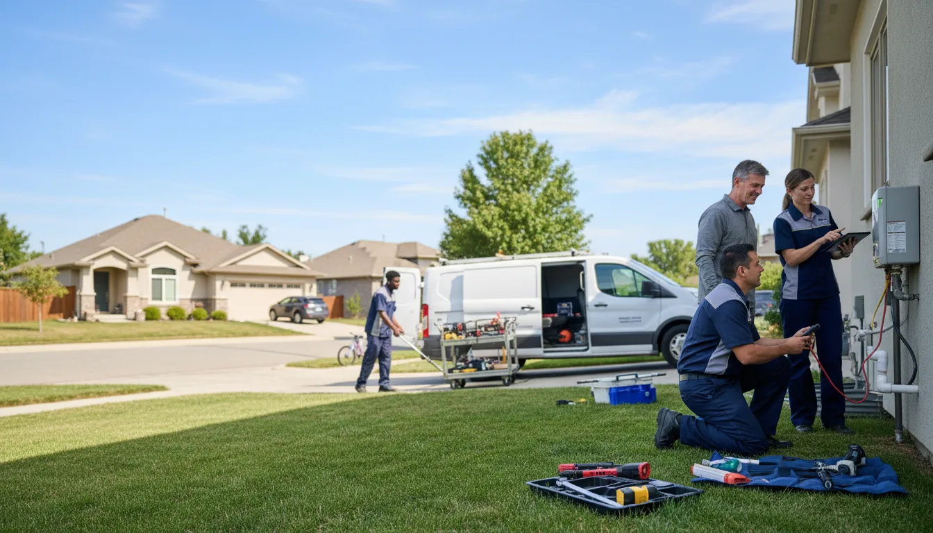 Tankless water heater service in Iredell, TX